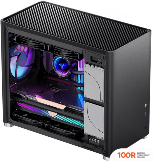 Корпус Jonsbo D30 (ЧЕРНЫЙ) (122062)