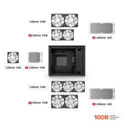 Корпус Jonsbo D30 (ЧЕРНЫЙ) (122062)