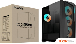 Корпус Gigabyte C301 GLASS (ЧЕРНЫЙ) (121745)