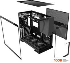 Корпус Geometric Future MODEL 5 5FAN (ЧЕРНЫЙ/СЕРЫЙ) (121724)