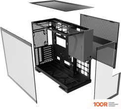 Корпус Geometric Future MODEL 5 (ЧЕРНЫЙ/СЕРЫЙ) (121721)