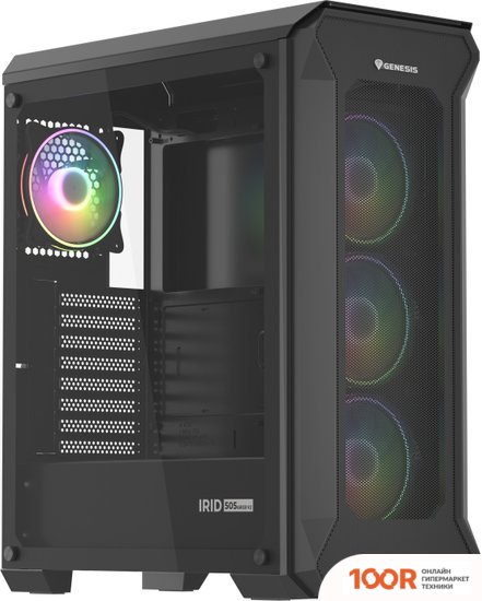 Корпус Genesis IRID 505 V2 ARGB BLACK NPC-1518 (121704)