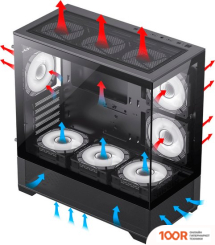 Корпус GameMax VISTA M (ЧЕРНЫЙ) (121673)