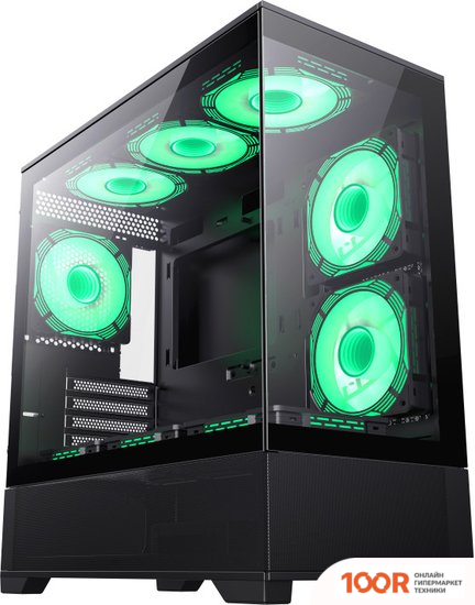 Корпус GameMax VISTA M (ЧЕРНЫЙ) (121673)