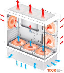Корпус GameMax VISTA M (БЕЛЫЙ) (121672)