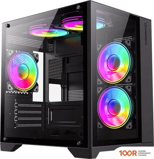 Корпус GameMax INFINITY MINI BK (ЧЕРНЫЙ) (121617)