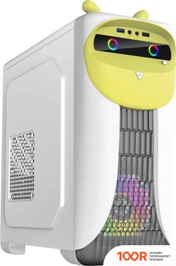 Корпус GameMax CUTE OWL (БЕЛЫЙ/ЖЕЛТЫЙ) (121593)