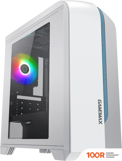 Корпус GameMax CENTAURI (БЕЛЫЙ/ГОЛУБОЙ) (121586)
