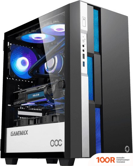 Корпус GameMax BRUFEN C3 (ЧЕРНЫЙ/БЕЛЫЙ) (121584)