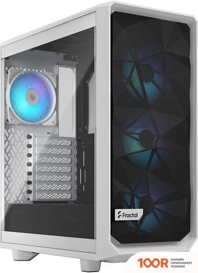 Корпус Fractal Design MESHIFY 2 COMPACT RGB WHITE TG CLEAR TINT FD-C-MES2C-08 (121475)