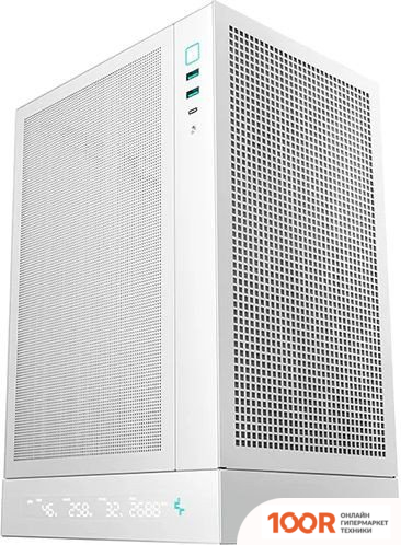 Корпус DeepCool CH170 DIGITAL WH R-CH170-WHNPI0D-G-1 (120892)
