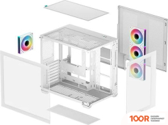 Корпус DeepCool CG530 4F WH R-CG530-WHADA4-G-1 (120877)