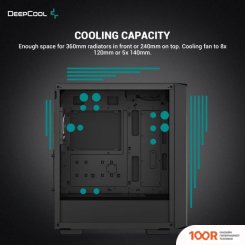 Корпус DeepCool CC560 V2 ARGB R-CC560-BKTAA4-G-2 (120871)