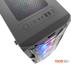 Корпус dark Flash AQUARIUS (ЧЕРНЫЙ) (120860)