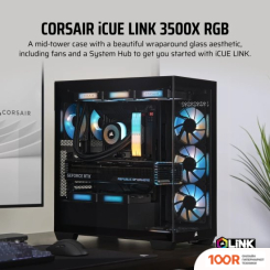 Корпус Corsair ICUE LINK 3500X RGB CC-9011280-WW (120759)