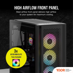 Корпус Corsair ICUE 5000D RGB AIRFLOW CC-9011242-WW (120751)