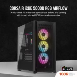 Корпус Corsair ICUE 5000D RGB AIRFLOW CC-9011242-WW (120751)