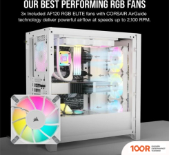 Корпус Corsair ICUE 4000D RGB AIRFLOW CC-9011241-WW (120746)