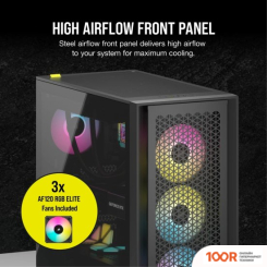 Корпус Corsair ICUE 4000D RGB AIRFLOW CC-9011240-WW (120745)