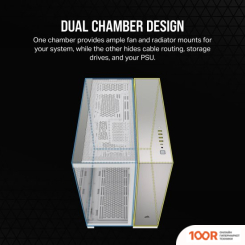 Корпус Corsair 6500X DUAL CHAMBER CC-9011285-WW (120735)