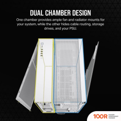 Корпус Corsair 6500X DUAL CHAMBER CC-9011258-WW (120733)