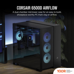 Корпус Corsair 6500D AIRFLOW DUAL CHAMBER CC-9011259-WW (120731)