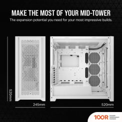 Корпус Corsair 5000D CORE AIRFLOW CC-9011262-WW (120729)