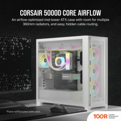 Корпус Corsair 5000D CORE AIRFLOW CC-9011262-WW (120729)