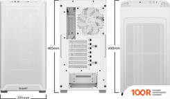 Корпус be quiet! PURE BASE 501 AIRFLOW WINDOW WHITE BGW75 (120526)