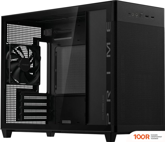 Корпус ASUS PRIME AP201 TG (ЧЕРНЫЙ) (120470)