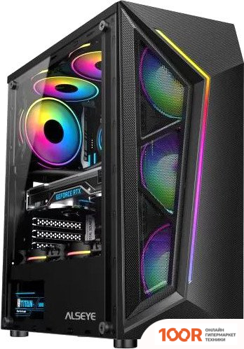 Корпус ALSEYE A4 PLUS (ЧЕРНЫЙ) (120421)