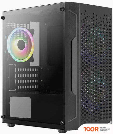 Корпус AeroCool TRINITY MINI-G-BK-V2 (120410)