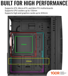 Корпус AeroCool TALON-G-BK-V1 (120403)