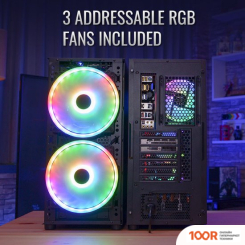 Корпус AeroCool AIRHAWK DUO-G-BK-V1 (120306)