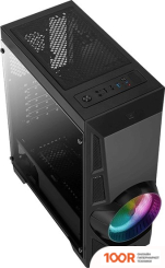 Корпус AeroCool AEROENGINE RGB TEMPERED GLASS RGB-G-BK-V2 (120304)