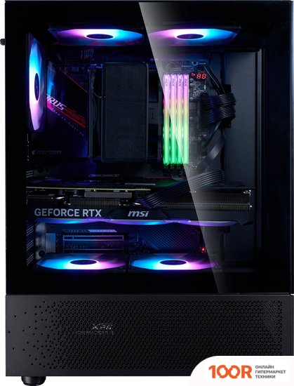 Корпус ADATA XPG INVADER X MINI (ЧЕРНЫЙ) (120275)