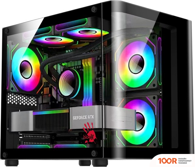 Корпус A4Tech BLOODY BD-CC104 (ЧЕРНЫЙ) (120176)