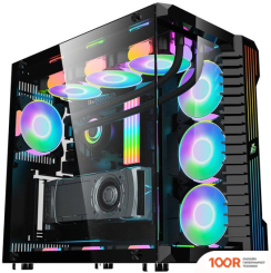 Корпус 1stPlayer STEAMPUNK SP9 (ЧЕРНЫЙ) (120134)