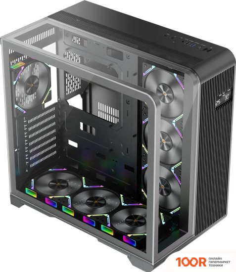 Корпус 1stPlayer RT7 RT7-BK (ЧЕРНЫЙ) (120123)