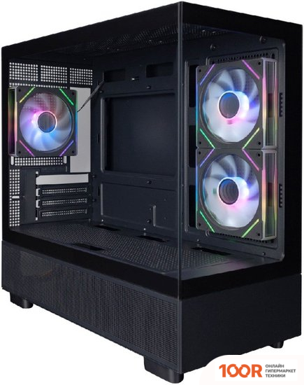 Корпус 1stPlayer MIKU MI5 ARGB (ЧЕРНЫЙ) (120093)