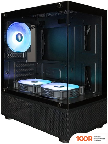 Корпус 1stPlayer MIKU MI2-A ARGB (ЧЕРНЫЙ) (120091)