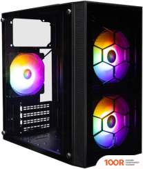 Корпус 1stPlayer FIREBASE X1-BK-3F1 (120050)