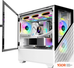 Корпус 1stPlayer DK D7 D7-WH-3F1-W (120029)