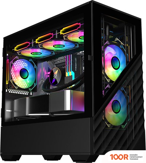 Корпус 1stPlayer DK D7 D7-BK-3F1 (120028)