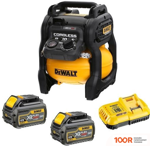 Компрессор DeWalt DCC1054T2 (С 2-МЯ АКБ) (74576)