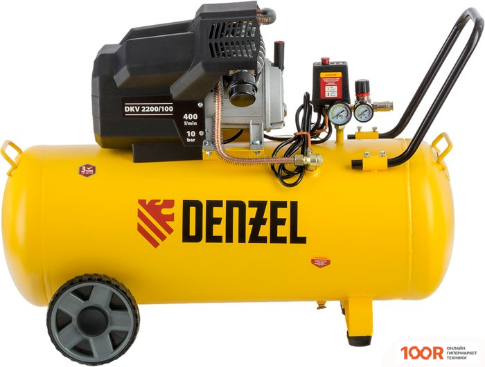 Компрессор Denzel X-PRO DKV2200/100 (74572)