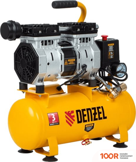 Компрессор Denzel DLS650/10 (74567)