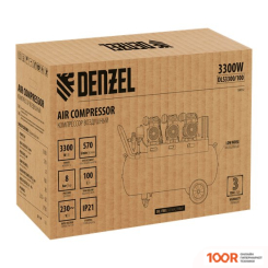Компрессор Denzel DLS 3300/100 (74566)