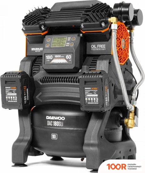 Компрессор Daewoo Power DAC 180S LI (С 2-МЯ АКБ) (74513)