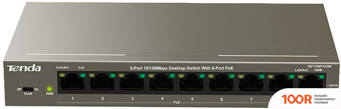Tenda TEF1109P-8-63W (74110)